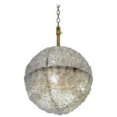 Lovely Suspension Covered with Murano Glass Flowers 4