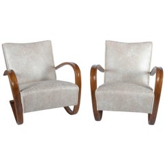 Ein Paar Thonet-Sessel H269 im Art-Deco-Stil von Jindrich Halabala