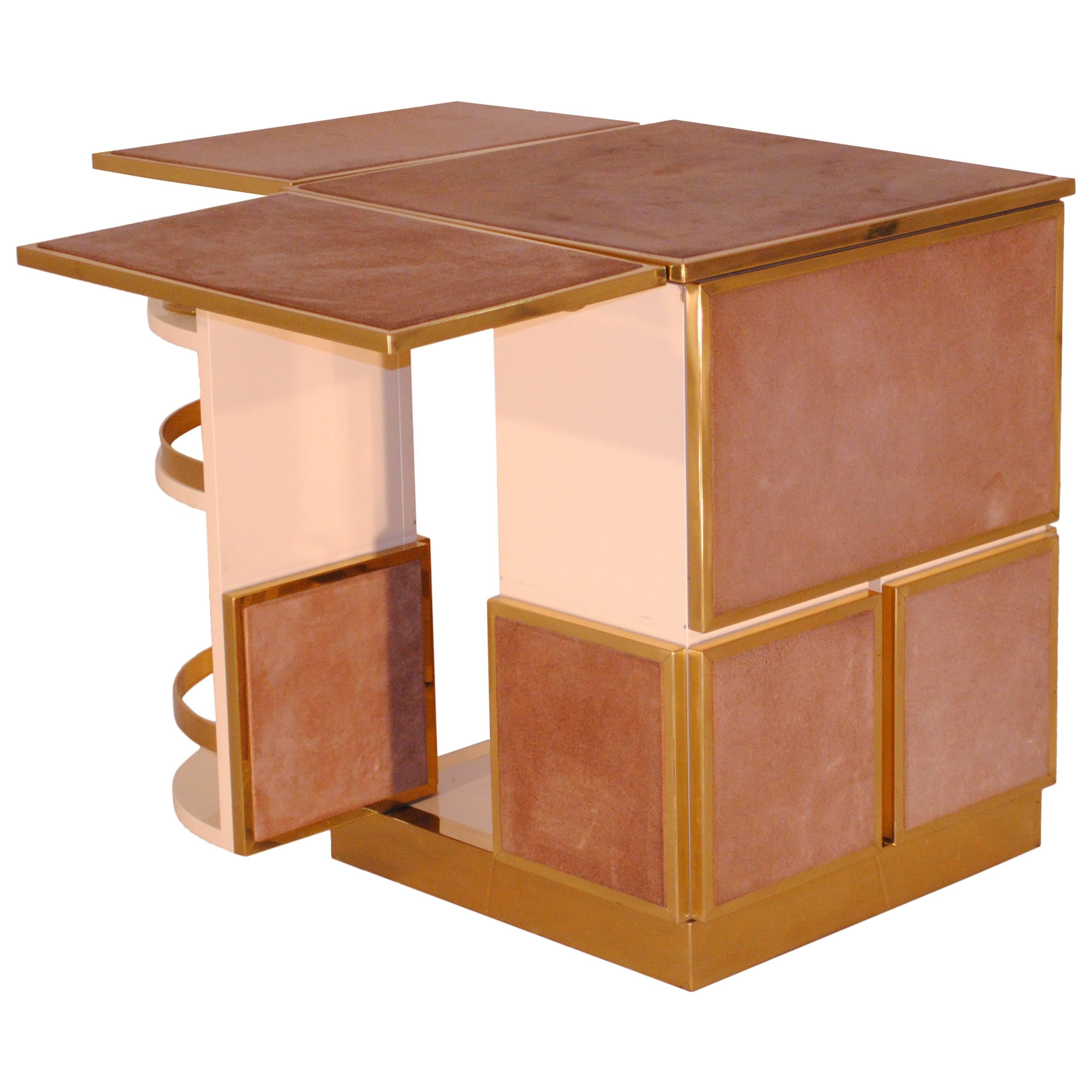 Important Games Table 'Cubo' by Renato Meneghetti, Italy, circa 1976