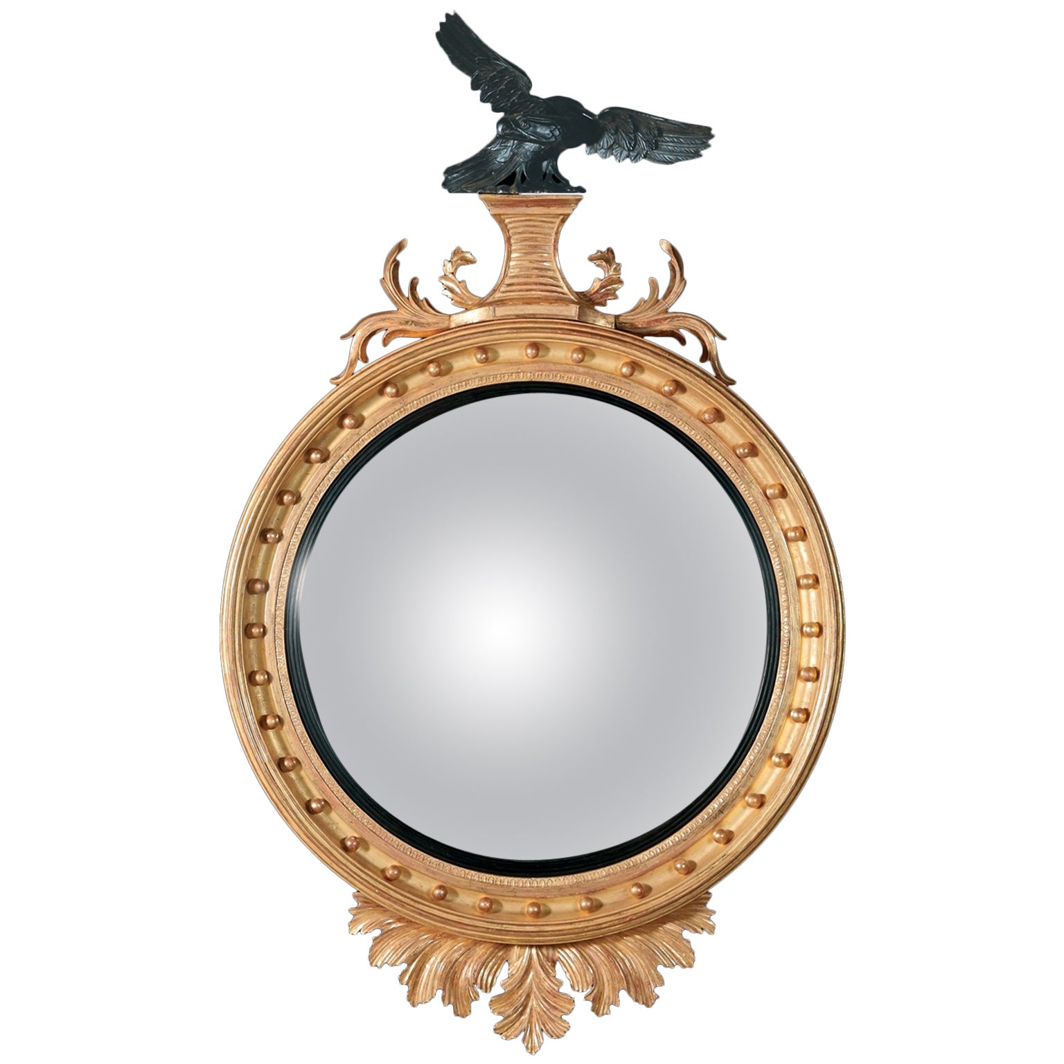 Vintage Convex Eagle Mirror at 1stDibs