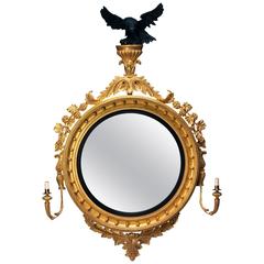 Design Eagle Convex Mirror in the Regency manner 12