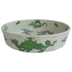 19th Century, Large Mason's Ironstone Bowl, "Chinese Dragon" Patt'n, circa 1860