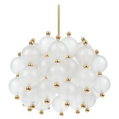 Glass Chandelier in the Style of Seguso, circa 1980 4