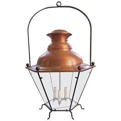 French Copper Stable Lantern