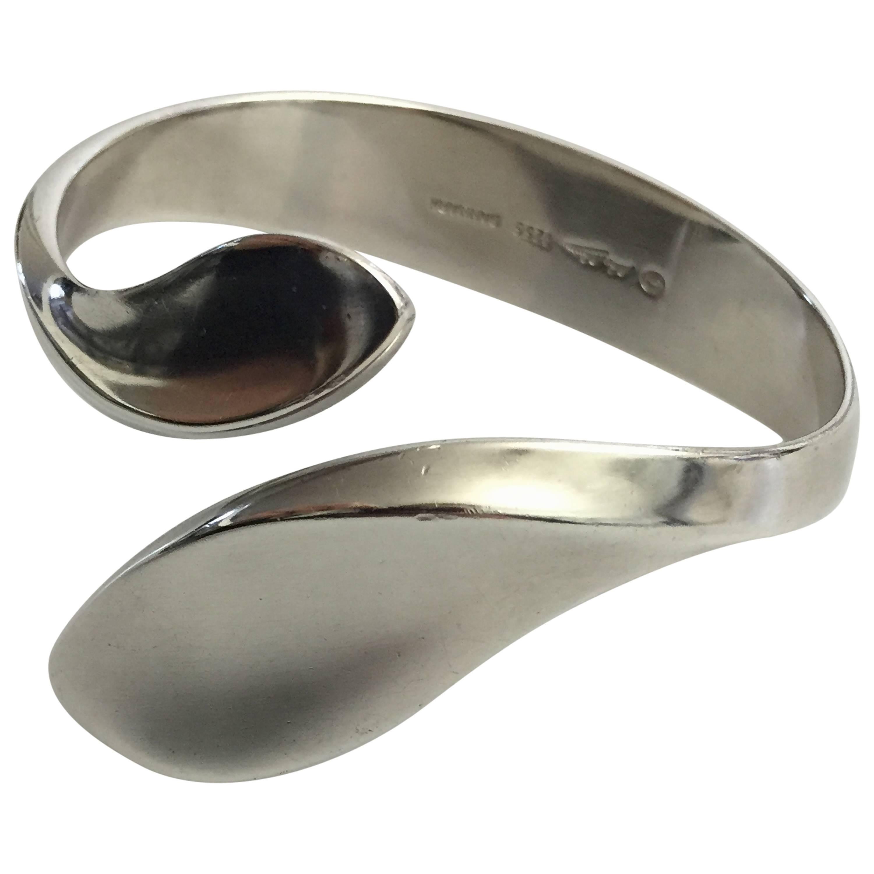 Georg Jensen, Hans Hansen Sterling Silver Armring