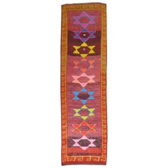 Decorative Vintage Turkish Runner 9