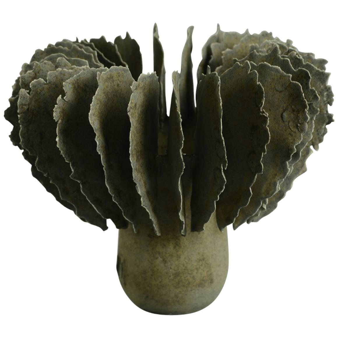 "Flange" Form Vessel by Ursula Morley Price For Sale