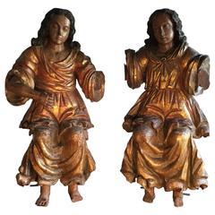 18th Century Pair of Angels