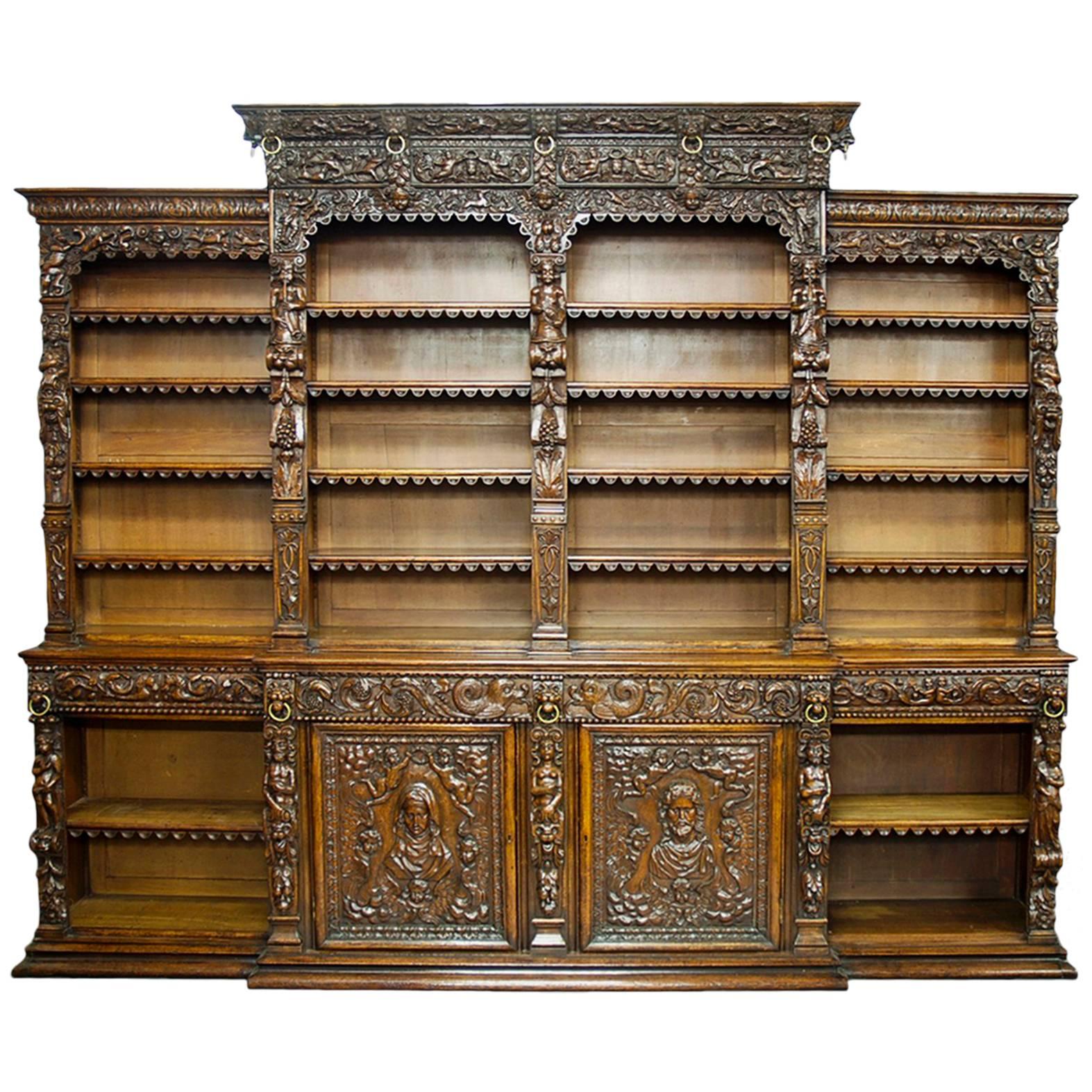 Spanish 19th Century Bookcase at 1stdibs