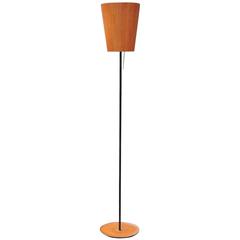 Scandinavian Teak & Iron Floor Lamp 5