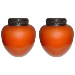 Pair of Chinese Ginger Jars