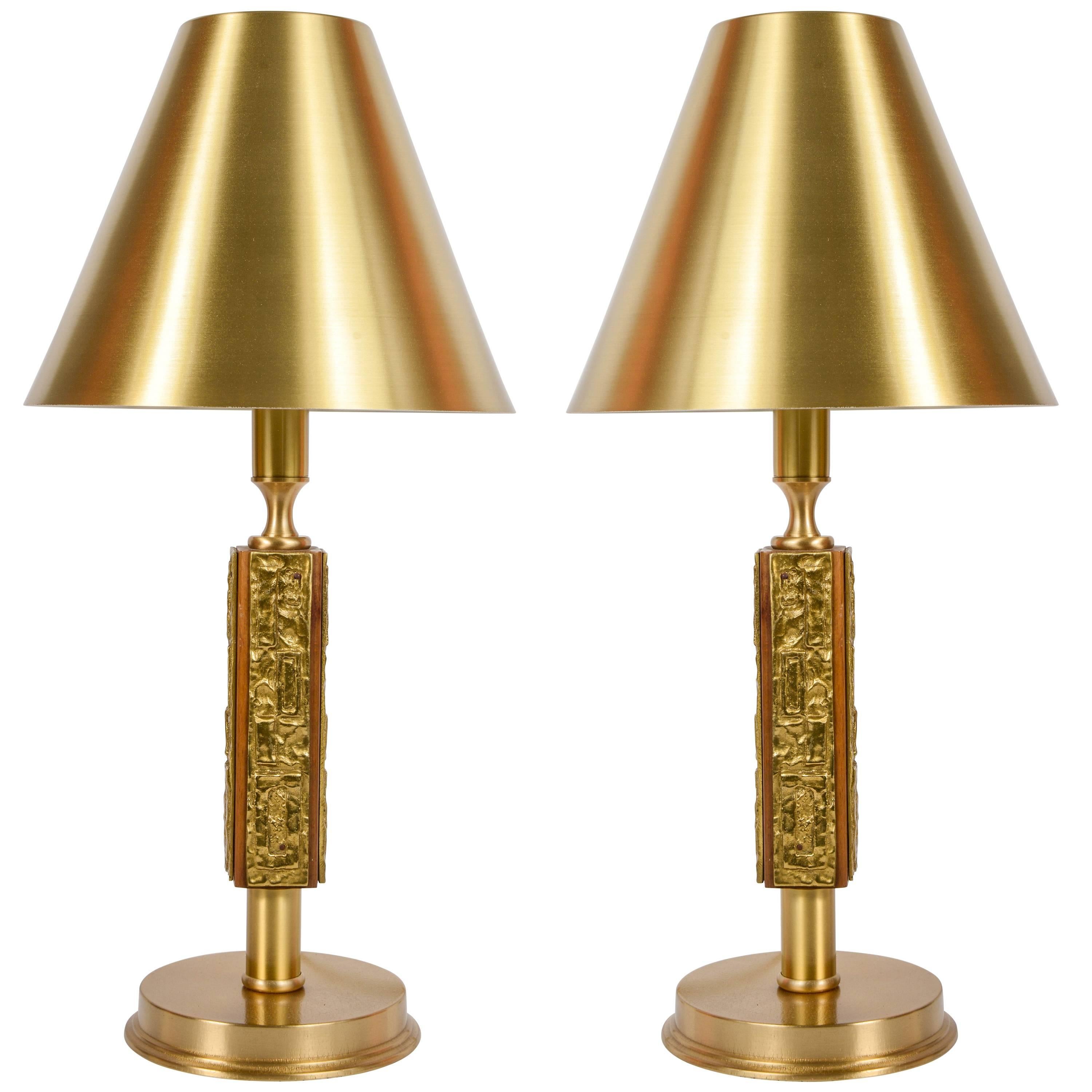 Ein Paar Tischlampen von Angelo Brotto