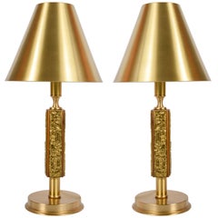 Pair of Table Lamps by Angelo Brotto