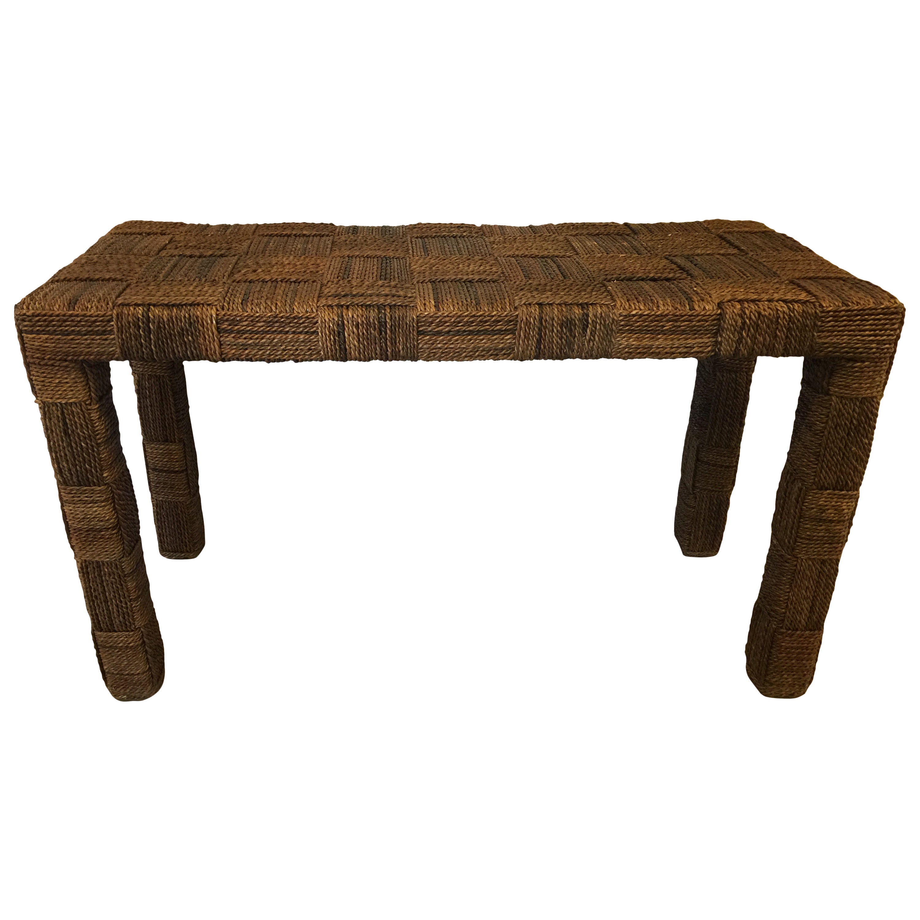 Rope Parsons Console In The Style Of Audoux And Minet For At Rope Parsons Console In The Style Of Audoux And Minet For At 1stdibs