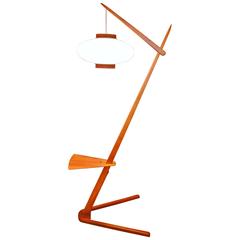 Danish Teak Floor Lamp