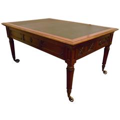 Antique English Library Table