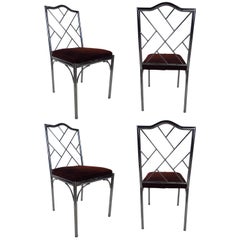 Four Mid-Century Style Dining Chairs