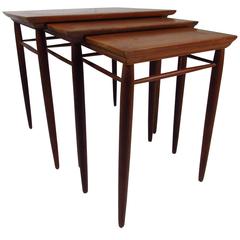 Set of Mid-Century Modern Henredon Nesting Tables