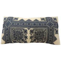  Embroidery Fez Antique Textile Bolster Pillow