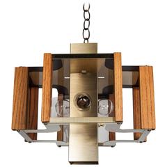 Mid-Century Architectural Light Fixture Designed by Frederick Ramond
