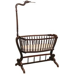 Antique French Baby Crib