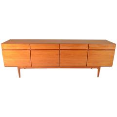 Danish Modern Teak Credenza Designed by Ib Kofod-Larsen Model FA-66