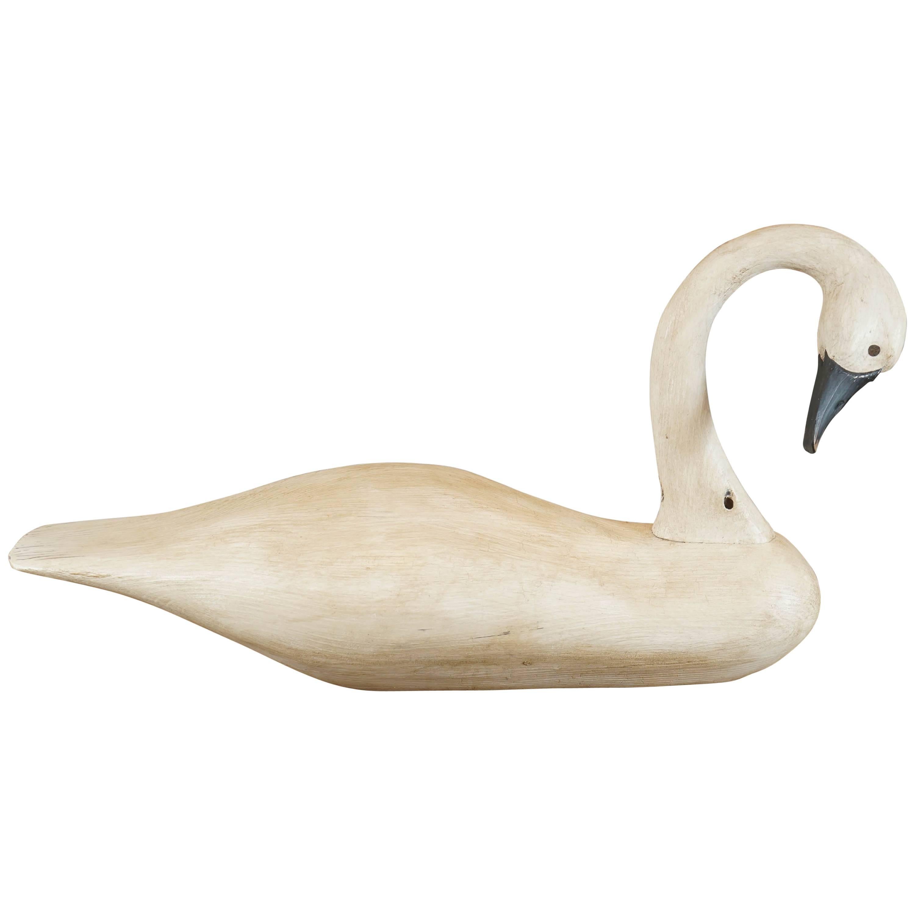 Hand-Carved Swan