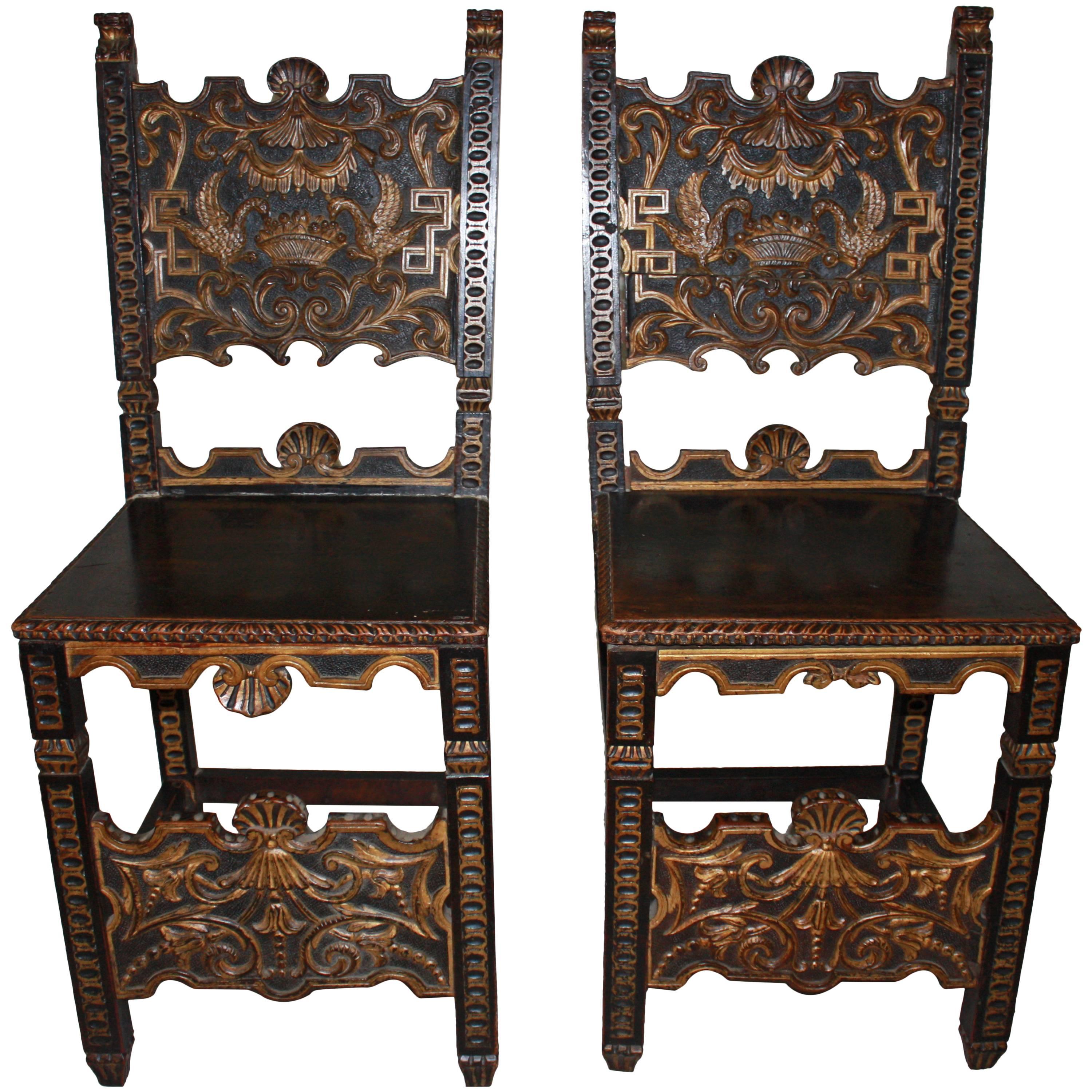19th Century Portuguesh Chairs For Sale
