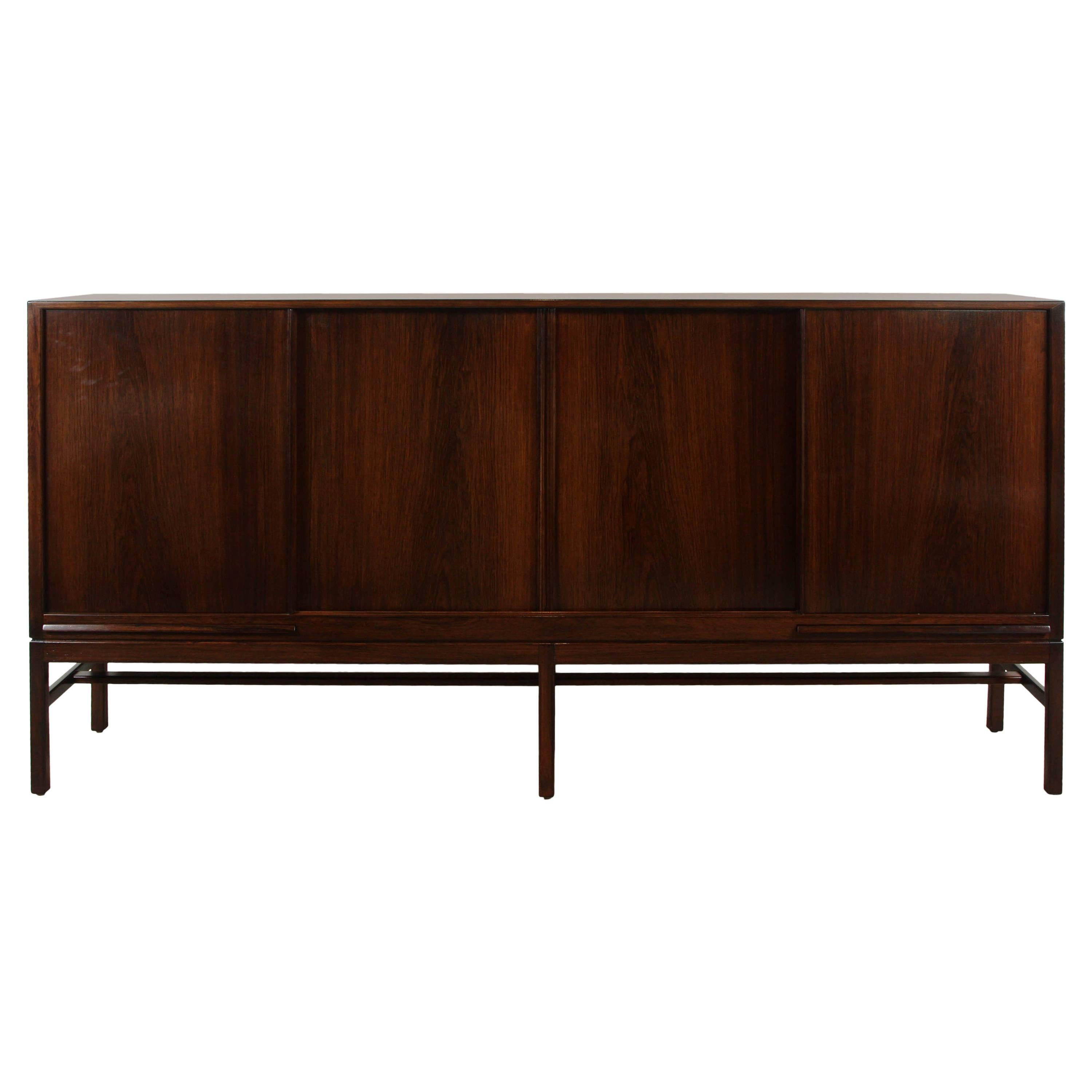 Tall Rosewood Credenza by Kurt Ostervig