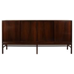 Tall Rosewood Credenza by Kurt Ostervig
