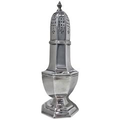 Asprey 
Co. Large Silver Sugar Caster, Birmingham, 1925