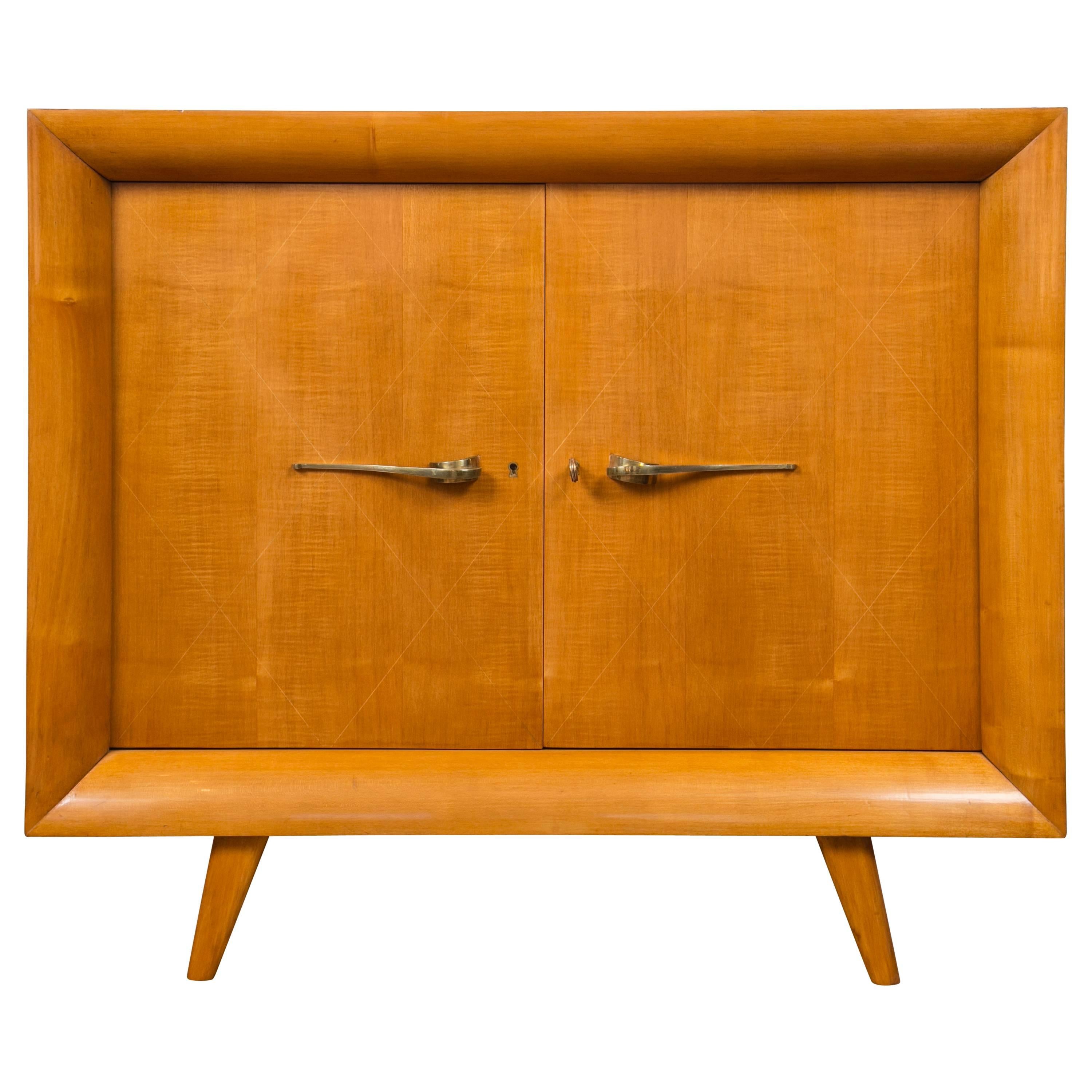 French Modernist Cabinet by Suzanne Guiguichon For Sale