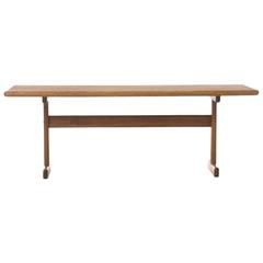 Vintage Danish Modern Coffee Table in White Oak 8