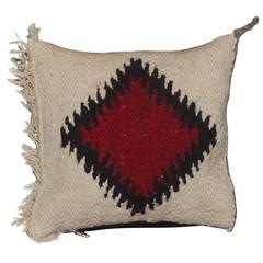Amazing and Rare Small Geometric Navajo Weaving Pillow