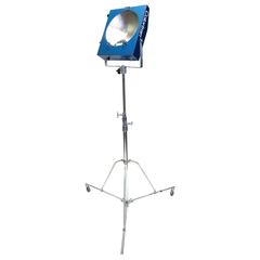 Retro Movie Studio Mini Pan Floor Lamp with Stand, Mid-20th Working Orig. ON SALE.