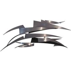 Curtis Jere Stainless Steel Wall Sculpture