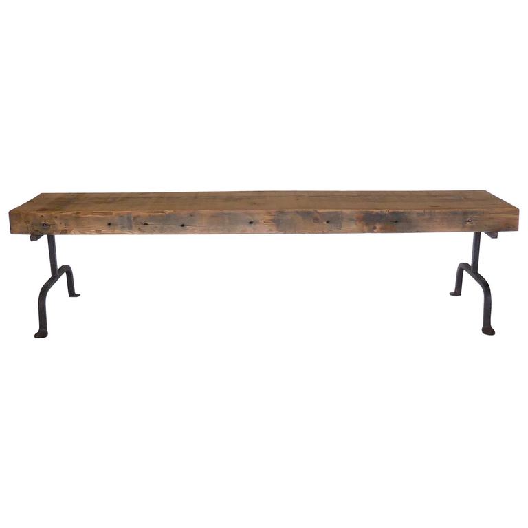 Rustic Bench For Sale at 1stdibs