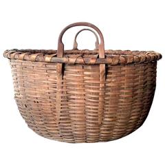 Large Shaker Gathering Basket, circa 1840-1850 7