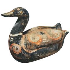 Han Dynasty Duck with Painted Feathers, 206 BCE-220CE, China