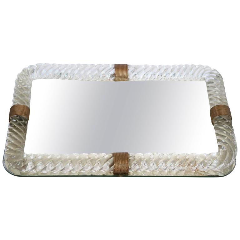 Mirrored Vanity Tray For Sale at 1stdibs