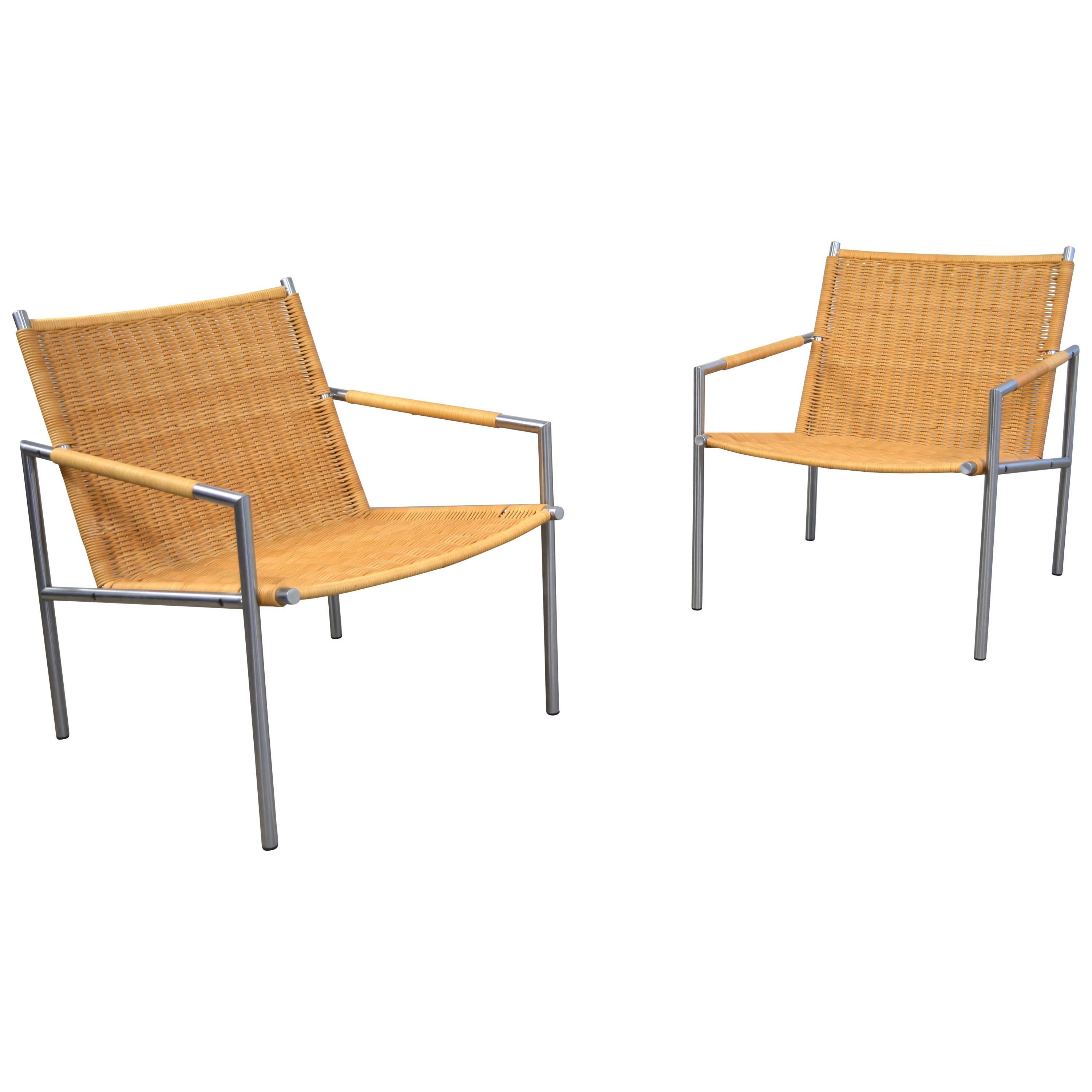 Martin Visser Pair of Mid-Century Modern Lounge Chairs  For Sale