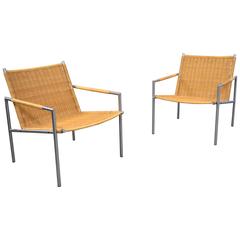 Vintage Martin Visser Pair of Mid-Century Modern Lounge Chairs 