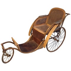 Antique wheelchair