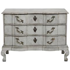 18th Century Scandinavian Baroque Period Chest with Marbleized Top