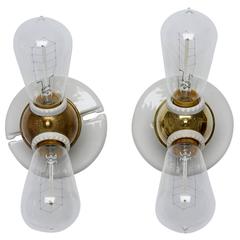 Antique Industrial Double Bulb Light
