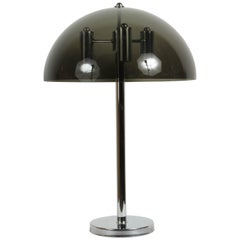 Lucite and Chrome Table Lamp