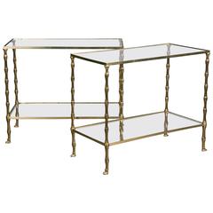 Elegant Pair of Side Tables by Jansen 2