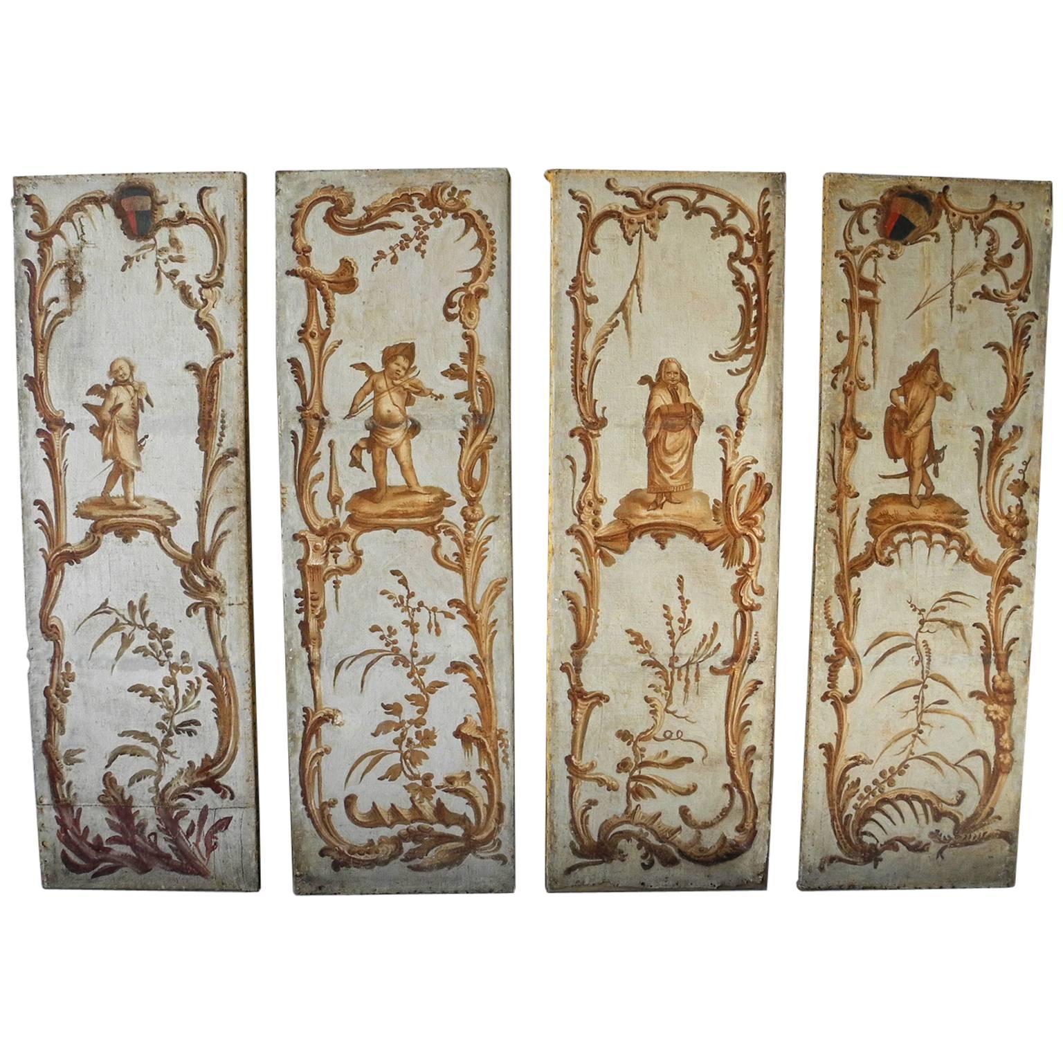 Antique 18th Century Louis "Par-a-Vent" Panels