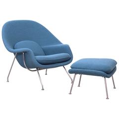 Eero Saarinen Womb Chair by Knoll in new Cato Fabric