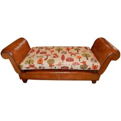 French Leather Drop End Sofa